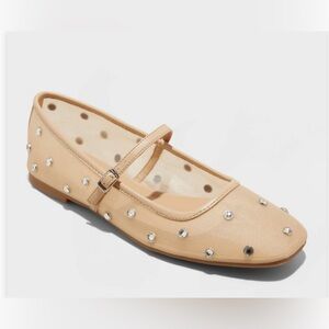 NWT Wild Fable mesh ballet flats